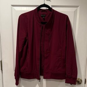 BANANA REPUBLIC Women’s Red Zip Up Lightweight Jacket